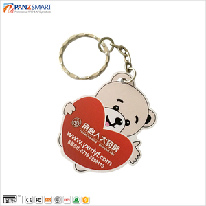 Kim loại vòng RFID <span class=keywords><strong>Key</strong></span> chian Epoxy nhựa <span class=keywords><strong>tag</strong></span> với mã vạch in logo tùy chỉnh Epoxy Keychain NFC chip Epoxy Keytag - Product Image 5