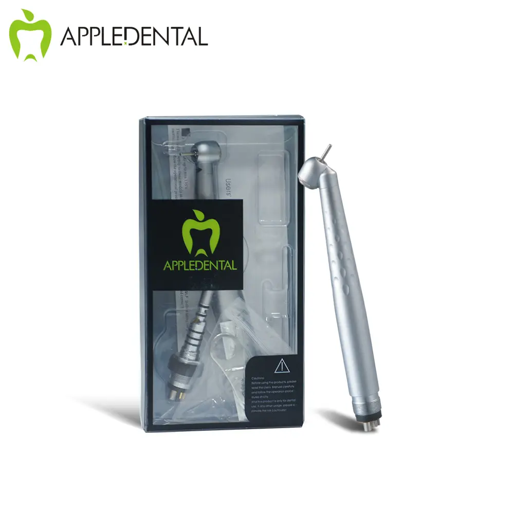 Appledental Pulsante Manipolo Dentale 45 gradi Manipolo con CE