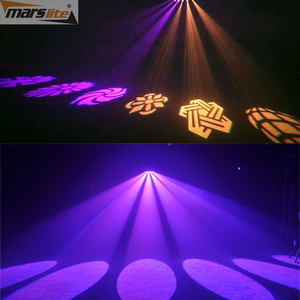 Karaoke DJ móvil Quad 12 W DMX seis cabeza LED Gobo efecto <span class=keywords><strong>diso</strong></span> iluminación - Product Image 2