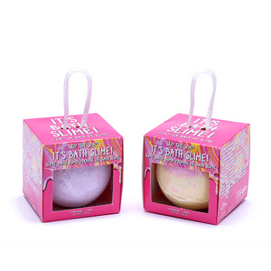 Caja de embalaje de papel de regalo de lujo de tamaño personalizado e impresión para bomba de baño - Product Image 2
