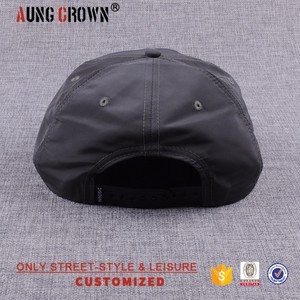 Custom blank No structured Nylon thread cord Cap hat Snapback hat, hat nylon - Product Image 4