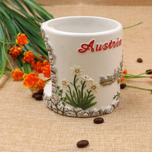 Handpainting Austria recuerdo personalizado Taza <span class=keywords><strong>de</strong></span> cerámica para los amigos - Product Image 4