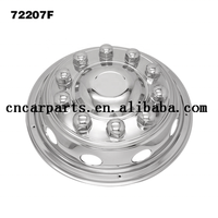 1 paire de couverture de roue en acier inoxydable, accessoire de voiture, nouvelle collection