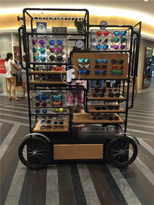 Modern Retail <strong>Optical</strong> Shop Case Wooden Floor Standing Locking Counter Cabinet <strong>Stand</strong> Customized High End Sunglasses <strong>Display</strong> - Product Image 6