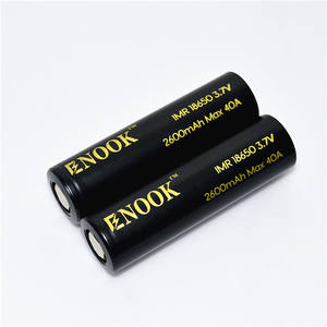Enook ricaricabile 18650 2600 mAh 40amp IM 18650 li-Mn batteria per vv mod, meccanica mod, provari - Product Image 1