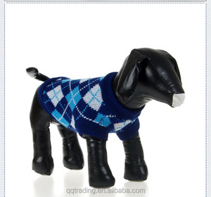 Grosir item wag anjing pencocokan dan manusia argyle a tude kecil pet dog pakaian pakaian - Product Image 4