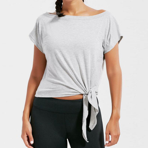 Latest <strong>Women</strong> <strong>Stretch</strong> <strong>T</strong> <strong>Shirt</strong> Design Summer O Neck Plain Color <strong>Women</strong> <strong>T</strong> <strong>Shirt</strong> - Product Image 1