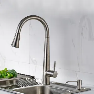 markes المياه الحنفية Suppliers-FLG تصميم جديد معقوفة التلقائي المطبخ بالوعة المياه صنبور حوض خلاط