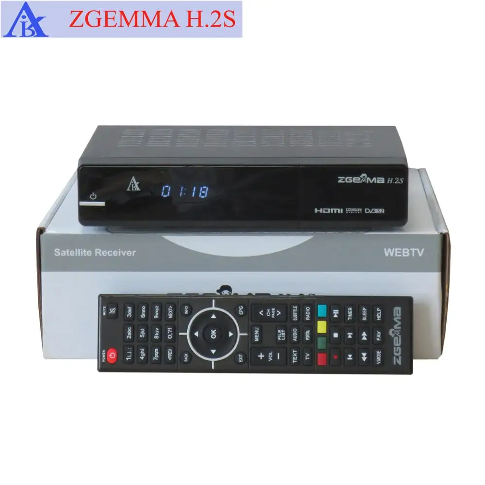 Super Waarde ZGEMMA H.2S enigma 2 Dual Core Twin Tuner DVB S/S2 HD Satellietontvanger zgemma h 2 s Best verkopende producten in uk