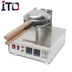 Commercial Single Head Waffle Cone Automatic Ice Cream Waffle Making Machine