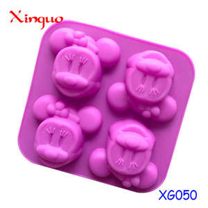 Innie-Molde de silicona con forma de ratón para hacer jabón, herramienta de cocina para hornear queso, vela, 050 4 agujeros - Product Image 3