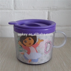 Tazza da disegno per bambini da scuola per bambini da 8 once carina con inserti in carta per pittura Mini-viola - Product Image 5