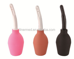 Silicone Transparent clear Flushing Vaginal <strong>Enema</strong> Douche <strong>Bulb</strong> - Product Image 2