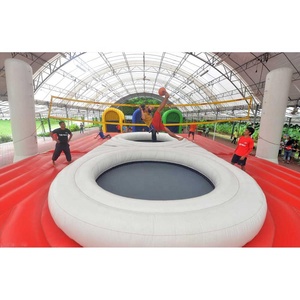 Juego deportivo de <span class=keywords><strong>playa</strong></span>, pista de <span class=keywords><strong>voleibol</strong></span> inflable con trampolín - Product Image 4