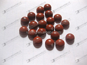 Commercio all'ingrosso red jasper <span class=keywords><strong>pietra</strong></span> rotonda taglio piatto cabochon - Product Image 5
