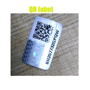 QR code tagging tamper evident sticker seal tamper proof barcode labels