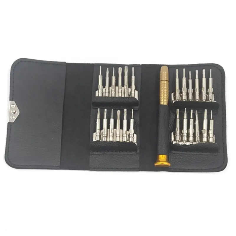 25 in 1 Kit Set di Strumenti di Riparazione Del Telefono Mobile per il Mobile Del Telefono Delle Cellule di Preciso A Mano Strumenti di Cacciaviti