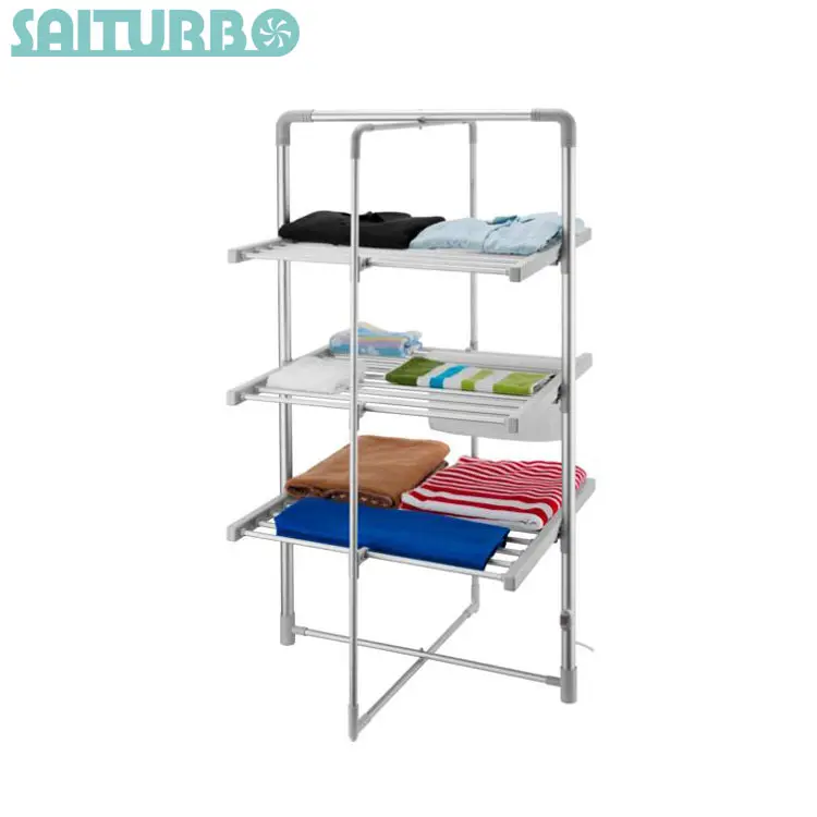 Potable clothes dry rack and heating clothes rack