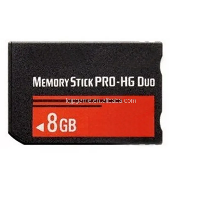 8GB कंसोल खेल एमएस मेमोरी स्टिक प्रो जोड़ी कार्ड भंडारण के लिए PSP 1000 2000 3000