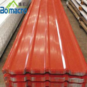 Tôle de toiture en acier inoxydable ondulé GI de 0,13 mm/0,15 mm/0,18 mm/0,25 mm d'épaisseur, matériau de construction, poids - Product Image 5