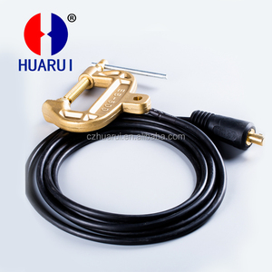 Abrazadera de tierra de soldadura de cobre tipo americano con Cable - Product Image 5