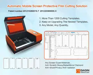 latest mobile screen protectors cutting machine laser cut privacy screens