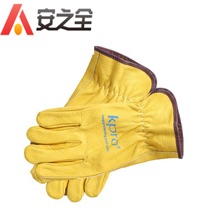 De cuero puro de seguridad eléctrica resistente al frío guantes de trabajo - Product Image 1