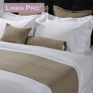 Haute qualité hôtel lit feuilles 50% <span class=keywords><strong>coton</strong></span> 50% polyester + jacquard hôtel ensemble <span class=keywords><strong>de</strong></span> literie feuille draps <span class=keywords><strong>en</strong></span> <span class=keywords><strong>percale</strong></span> - Product Image 3