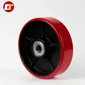 Wheelbarrow Wheels Factory Price Abrasion Resistant Pu Wheel 90mm Wheelbarrow