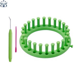 SKC set di telai per maglieria rotondi in plastica fatti a mano fai da te con ago a gancio