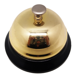 <span class=keywords><strong>Sonnette</strong></span> <span class=keywords><strong>de</strong></span> service <span class=keywords><strong>de</strong></span> <span class=keywords><strong>table</strong></span> à pousser à la main en métal, couleur personnalisée, pour cuisine <span class=keywords><strong>de</strong></span> restaurant, meilleur prix - Product Image 3