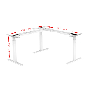 Lifting Computer <strong>Tables</strong> 3 Legs Electric Height <strong>Adjustable</strong> <strong>Table</strong> for Manager in Office - Product Image 6