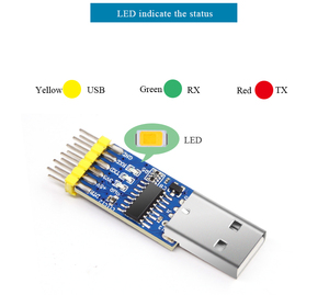 Konverter USB-UART 6-In-1 WitMotion, USB Multifungsi-TTL/RS485/232, TTL-RS232/485,232-485) Adaptor Serial, Chip CH340/ CP2102 - Product Image 5