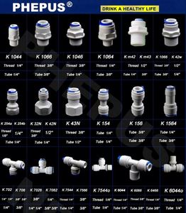 1/4 "gomito Push Fit filtro acqua ad osmosi inversa connettore rapido in plastica - Product Image 3