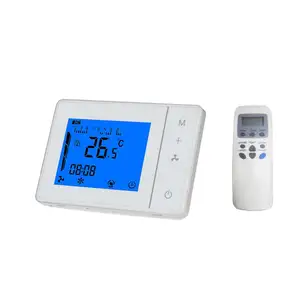 FCU IR Infrared Remote Control Air Conditioner Thermostat Programmable