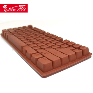 Sûr Et Comestibles FDA Certification Clavier de <span class=keywords><strong>Chocolat</strong></span> En Silicone Bac À Glaçons Mini Pop Moule - Product Image 1