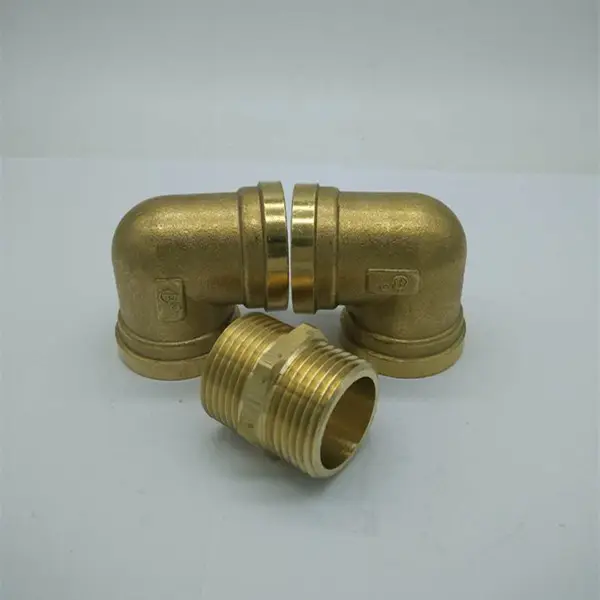 1/2" brass pipe fittings brass elbows with BSP thread