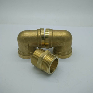 1/2 \ "Brass khuỷu tay với BSP chủ đề Chất lượng cao Brass phụ kiện đường ống - Product Image 5