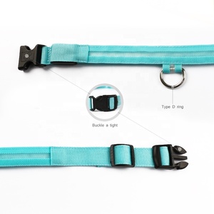 Venta caliente azul Led intermitente personalizado Rosa respetuoso con el medio ambiente fuerte neón electrónico <span class=keywords><strong>collar</strong></span> de perro - Product Image 4