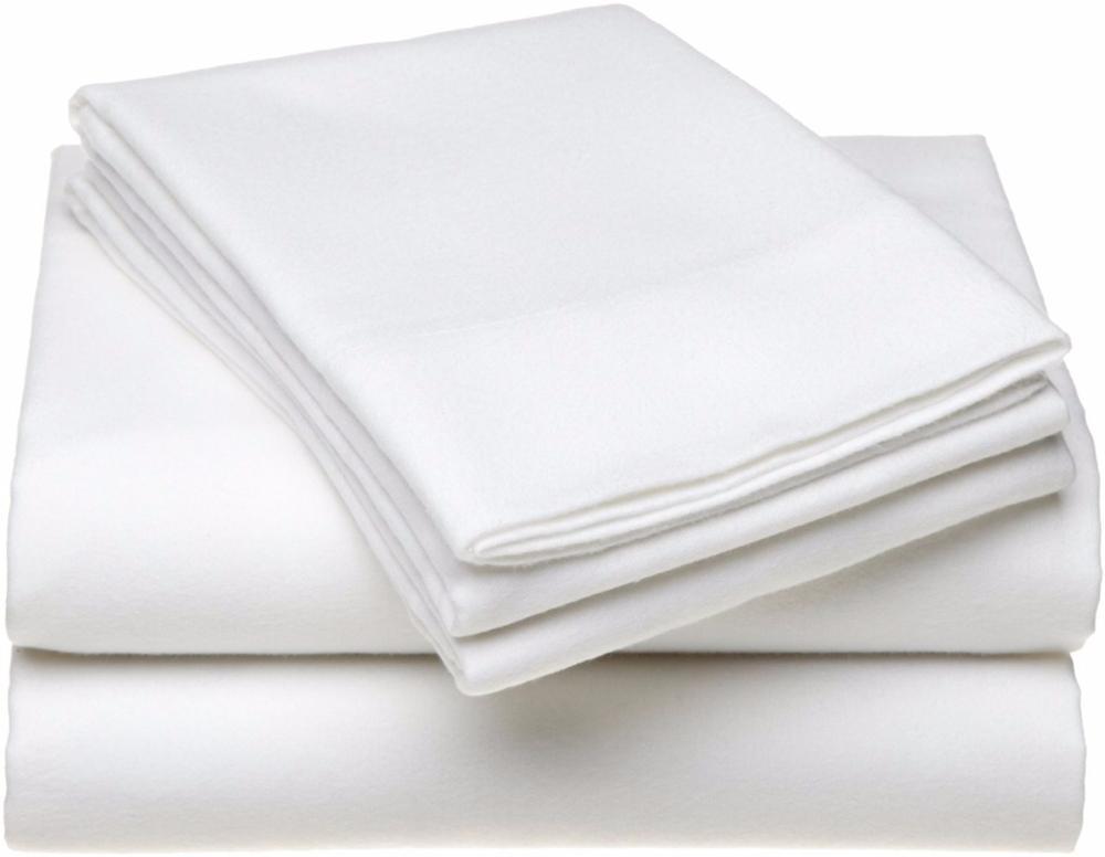 200T Percale Plain White 100% Cotton Bed Sheet Set with Customized Size and  Design| Alibaba.com