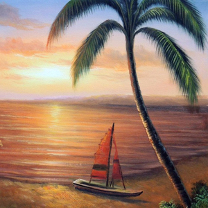 Digital sandy beach 5d diy diamante pintura - Product Image 1