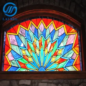 China products glass building antique stained glass for church windows