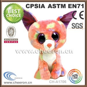 verde de zorro de <span class=keywords><strong>la</strong></span> promoción de <span class=keywords><strong>la</strong></span> muñeca de <span class=keywords><strong>la</strong></span> felpa juguetes de zorro plantea hasta las orejas - Product Image 3