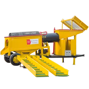 SINOLINKING Small Rotary Sand Screening Machine Gold Washing/Mining Plant