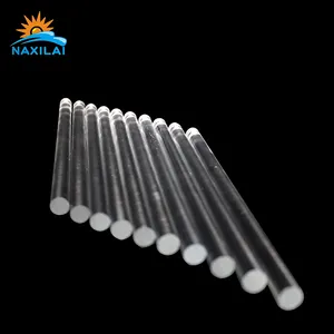 Naxilai Nhà Máy Giá Nhựa Pha Lê Pmma Plexi Que thủy tinh Rõ Ràng Bar Led Acrylic Stick cho Thanh Kiếm Ánh Sáng