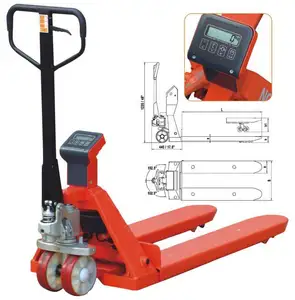גבוהה באיכות 2ton יד מזרן משאית 2 טון 3ton ידני יד מלגזה למכירה - Product Image 1
