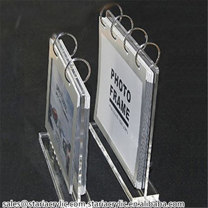 Giá Trưng Bày Acrylic Lịch Để Bàn Bằng Acrylic Với Chân Đứng Album Ảnh Mini Gắn Xoắn Ốc Bằng Acrylic - Product Image 3