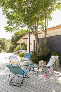 Sillón reclinable plegable para playa y jardín al aire libre, tumbona, columpio, silla de camping de tres posiciones - Product Image 6