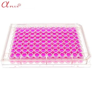 لوازم مختبر البلاستيك القابل للتصرف 96 بئر لوحة زراعة الخلايا الأنسجة - Product Image 1