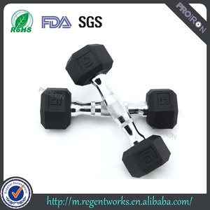 Fixed Hexagonal Cufflinks de rubber gum fitness set - Product Image 1